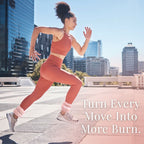 Pink Zebra Wrist & Ankle Weights – 1LB Each + 25 Exercise Cards