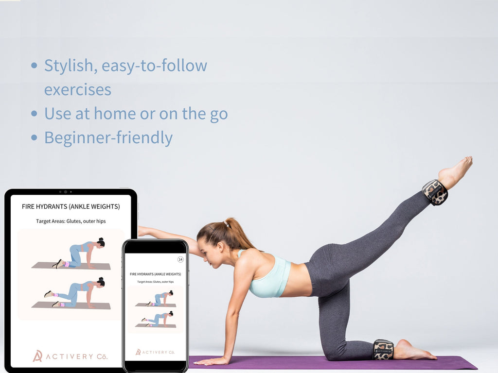 25 Wrist/Ankle Weights Exercise Cards