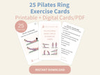 25 Pilates Ring Exercise Cards