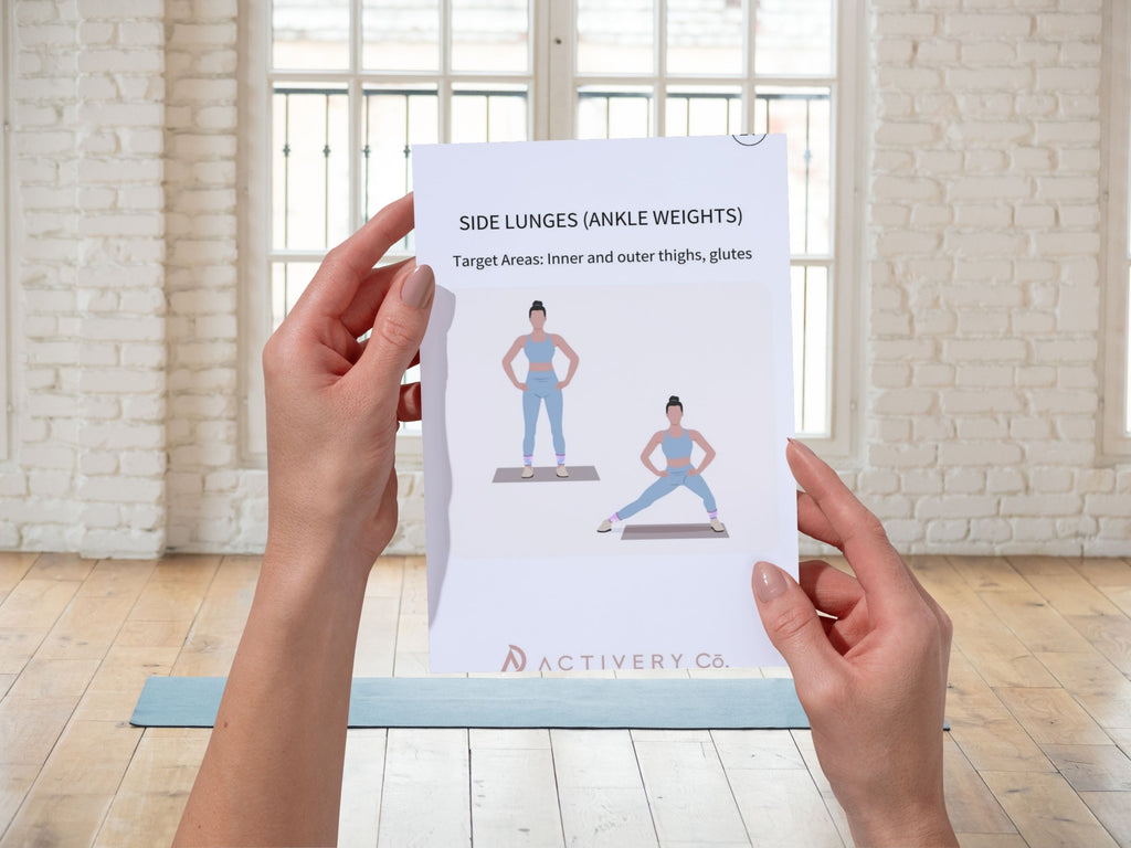 25 Wrist/Ankle Weights Exercise Cards