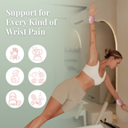 Pink Zebra Wrist Brace 2-pack