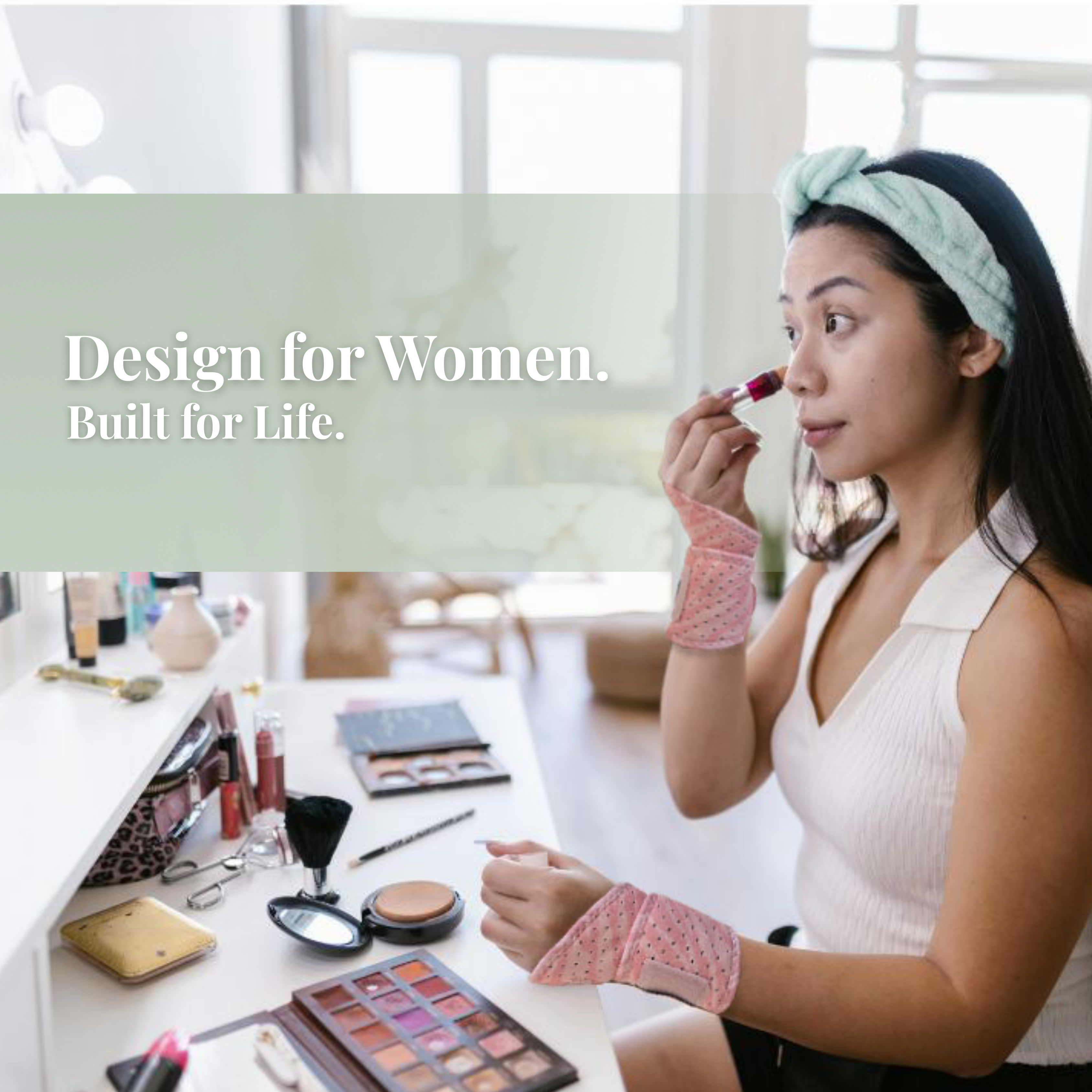 Pink Zebra Wrist Brace 2-pack