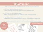 25 Pilates Ring Exercise Cards