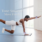 Purple Tie-Dye Wrist & Ankle Weights – 1LB Each + 25 Exercise Cards