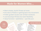 25 Pilates Ring Exercise Cards