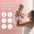 Purple Tie-Dye Wrist Brace 2-pack