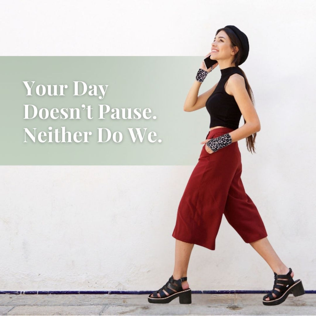 Leopard Print Wrist Brace 2-pack