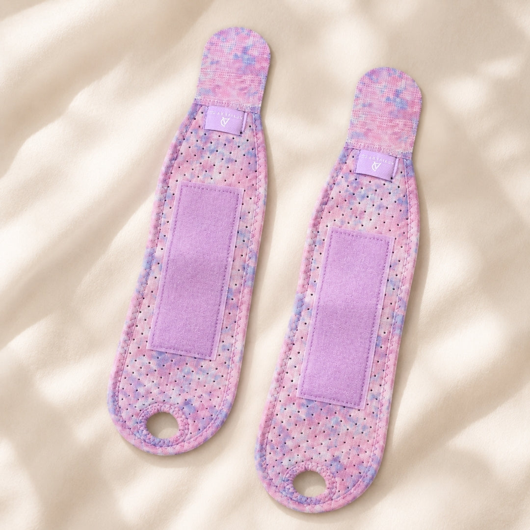 Purple Tie-Dye Wrist Brace for Women 2-Pack